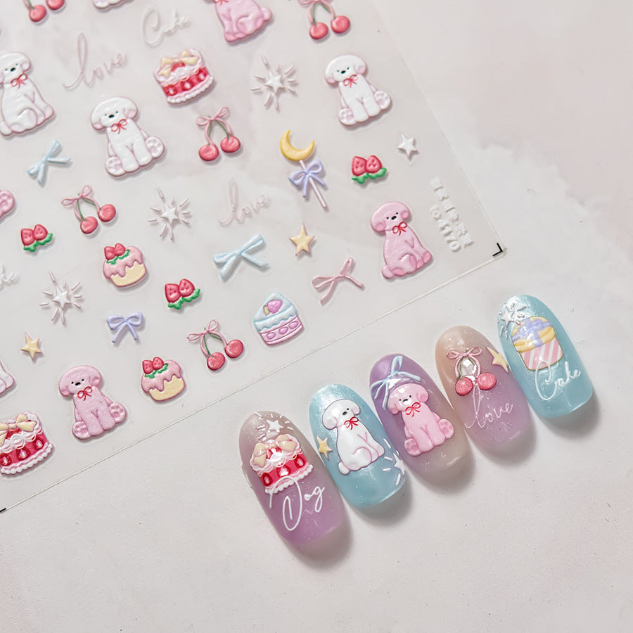 Shell Light Stationery Phone Case Cute Nail Stickers