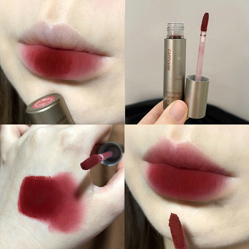 Gloss à lèvres pour femmes Ka Bubble Thicked Lacquer Matte Veet Soft Mist