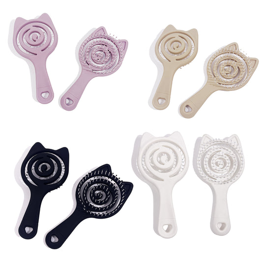 Brosses et peignes de massage du cuir chevelu portables simples et moelleux