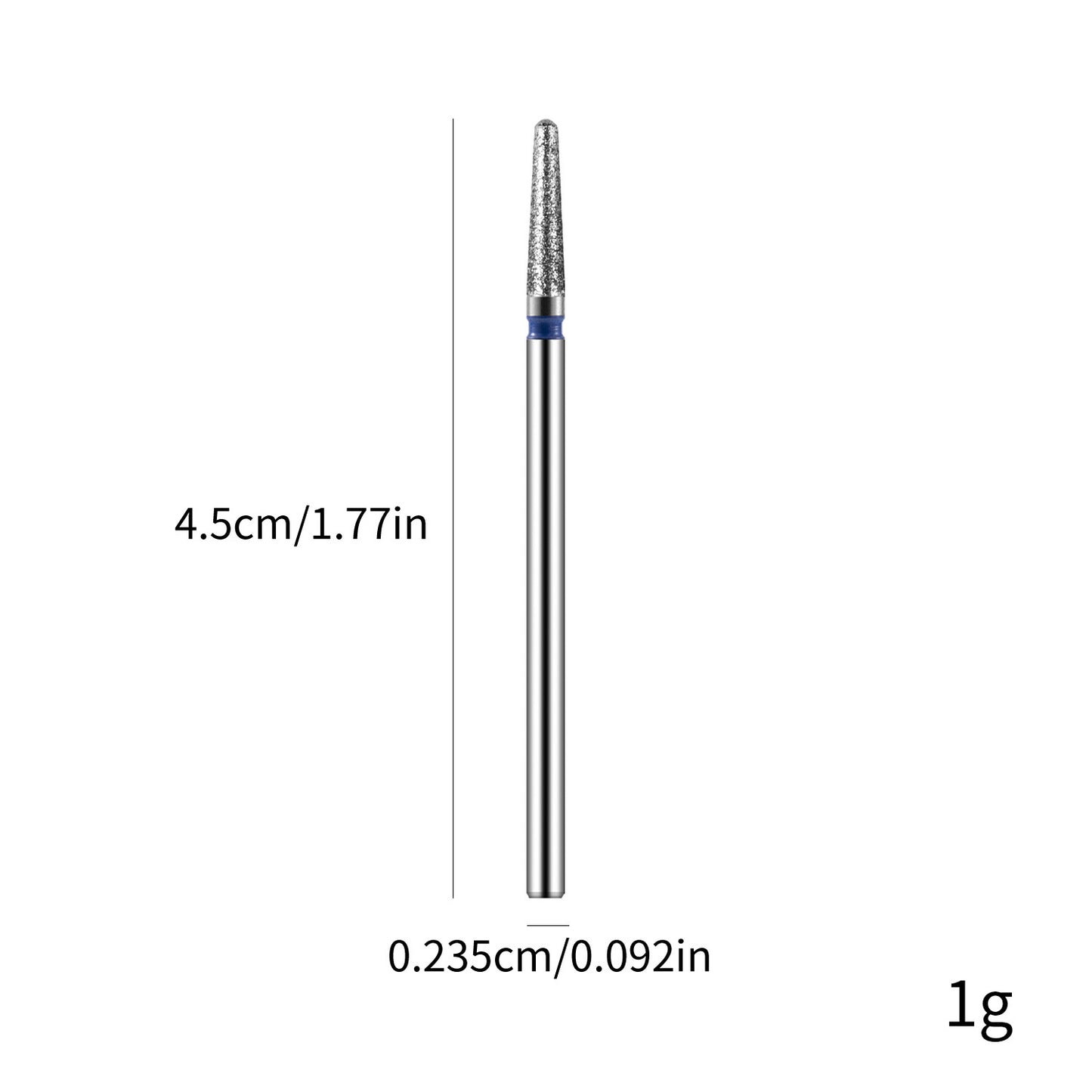 Ensemble d'outils pour ongles en diamant exfoliant russe avec tête de meulage en carbure de silicium