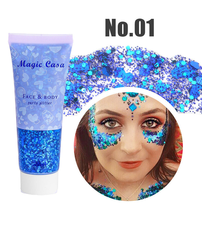 Gel Sequins Mermaid Scales Body Sequin Eyeshadow