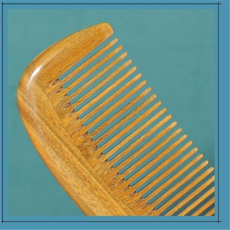 Wood Splicing Drum Handle Dense Gear Massage Hair Brushes & Combs