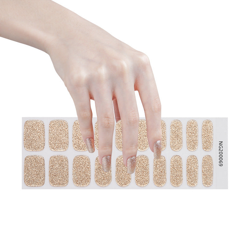 Glamorous Versatile Light Gel Uv Paper Nail Stickers