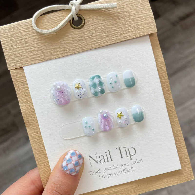 Handmade Wear Collection Fake Nails Removable Nail Stickers