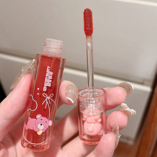 Strawberry Water Light Lacquer Mirror White Lip Glosses