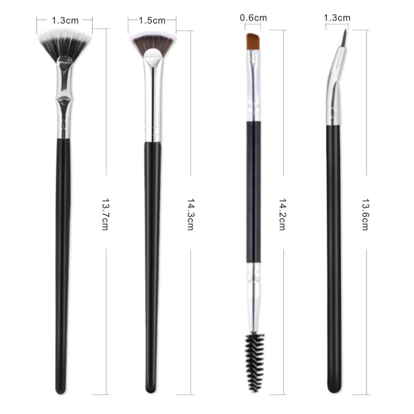 Suit Steel Tooth Brow Groomer Mascara Brush Uniform Makeup Brushes Accessories