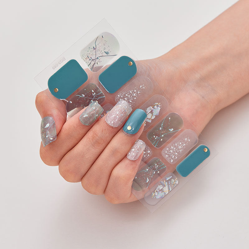 Source Technology Laser Gilding Full Priority Nail Stickers