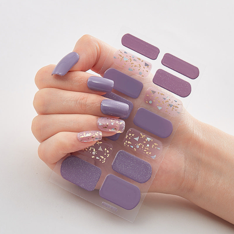 Source Technology Laser Gilding Full Priority Nail Stickers