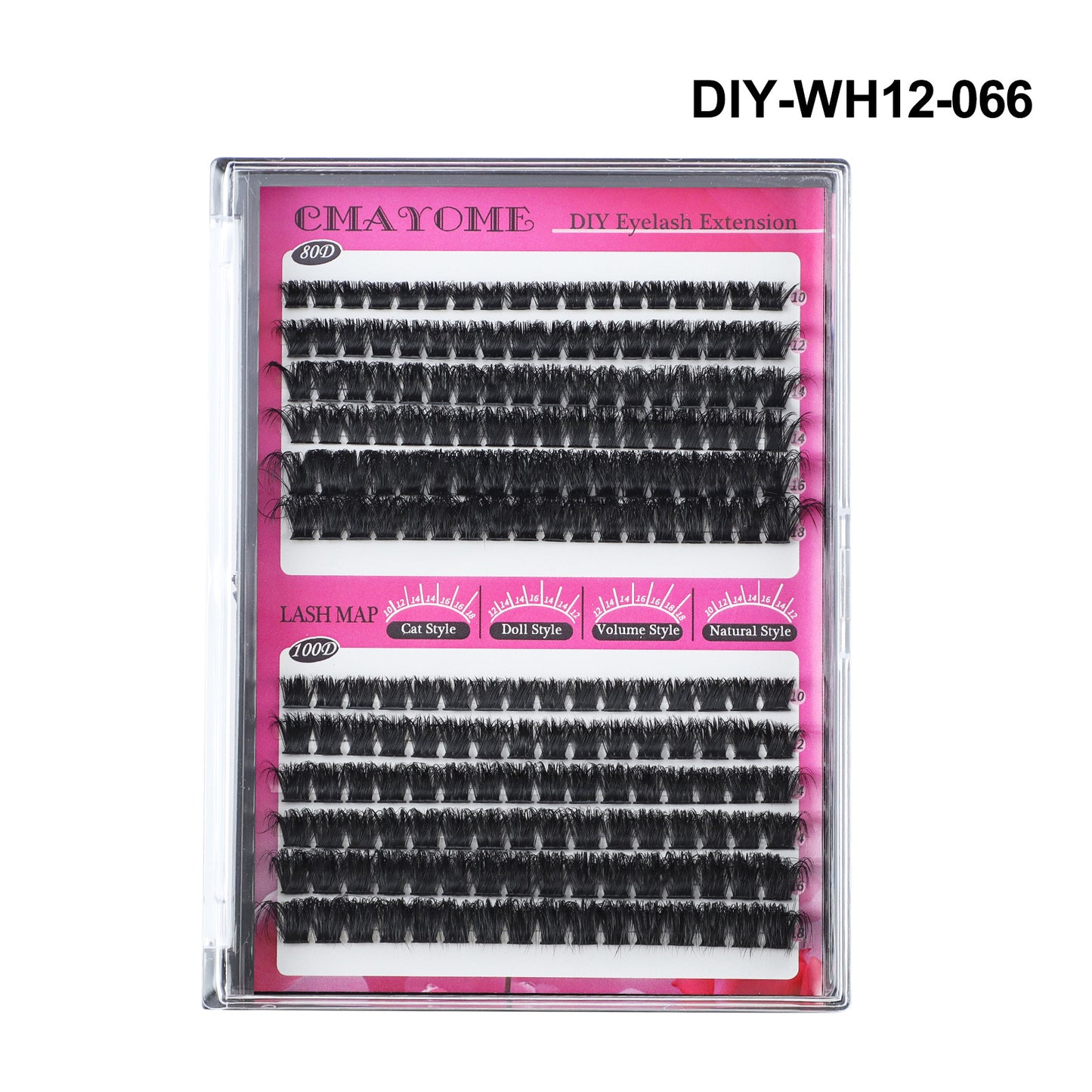 Combination Thick Curl Hot Melt Stem False Lashes