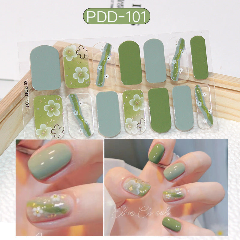 Love Waterproof Durable Applique Finished Patch Nail Art