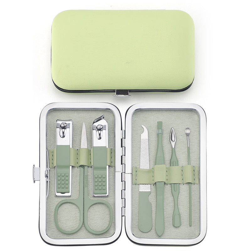 Pince à peinture en aérosol, sac en cuir, pince à sourcils, ensemble d'outils multifonctions pour les ongles