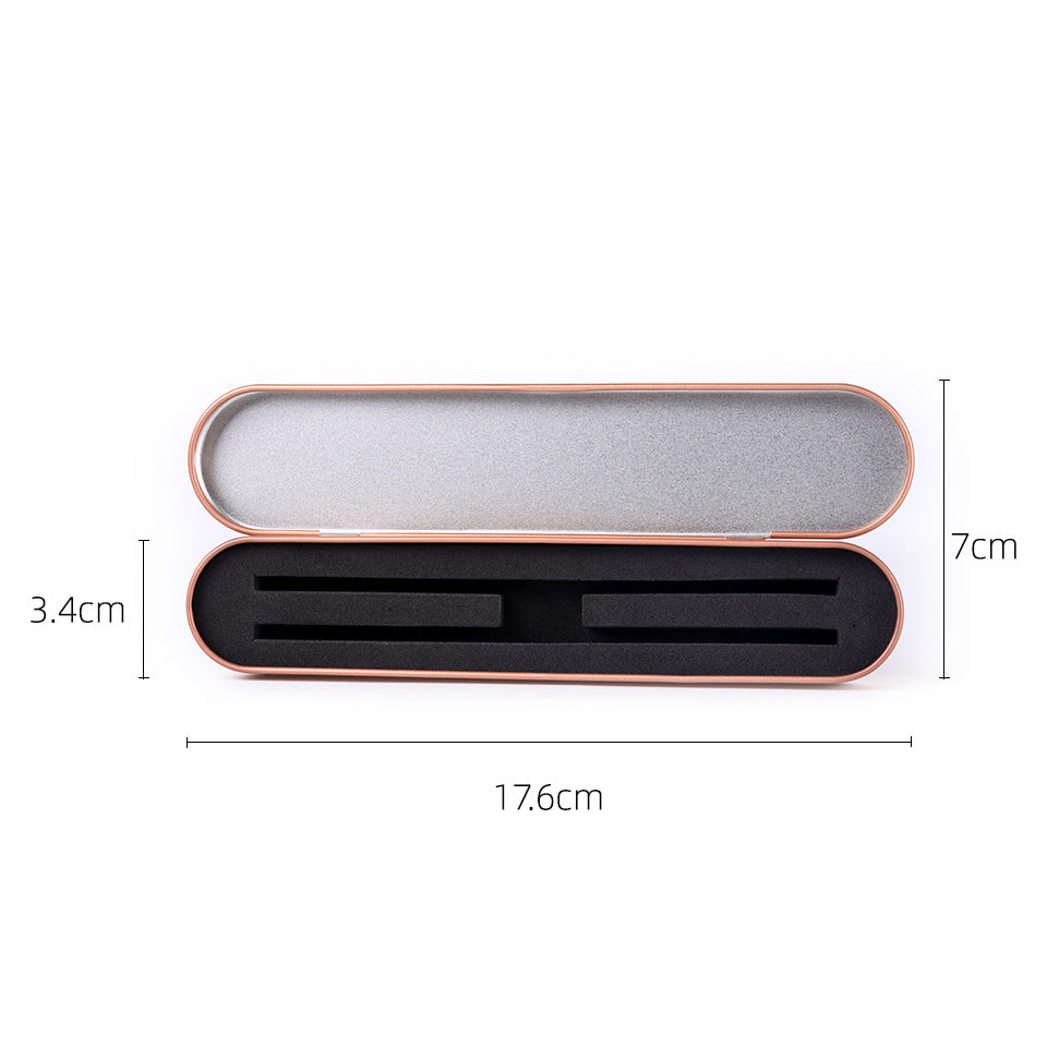 Tinplate Eyelash Tweezer Storage Box Grafting Makeup Accessories