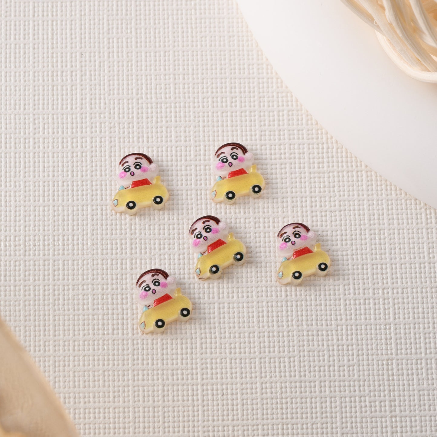 Crayon Ornament Cute Cartoon Resin Niche Nail Care Nail Art