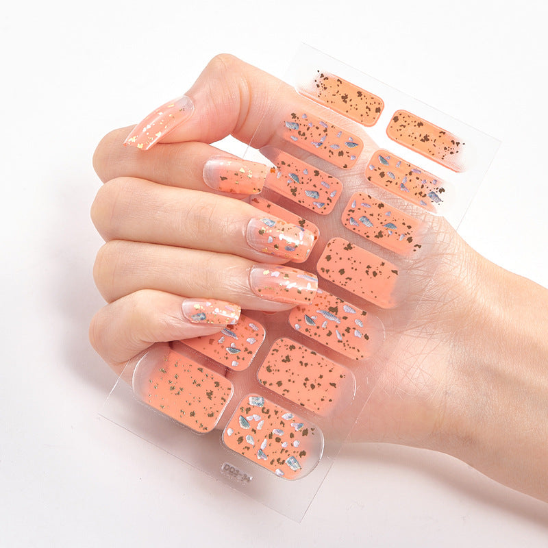 Source Technology Laser Gilding Full Priority Nail Stickers