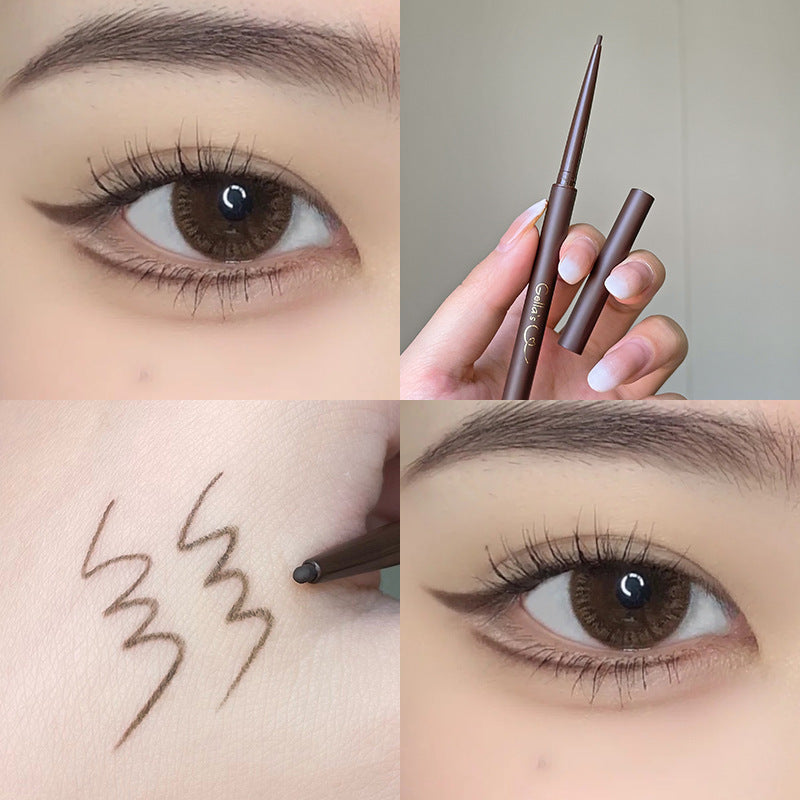 Eyeliner très fin, résistant à l'eau, ne coule pas et dure longtemps