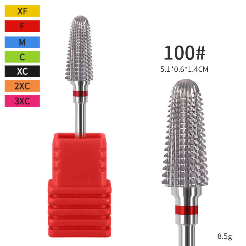 Ensemble d'outils de forage et de clouage en alliage pour machine à tête de meulage en acier