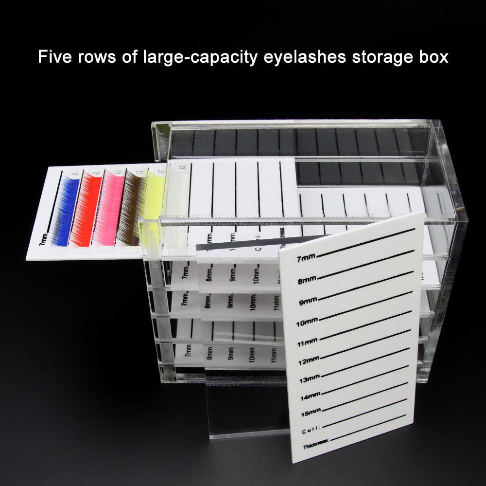 Eyelash Storage Box Grafting Flower High-grade Makeup Accessories