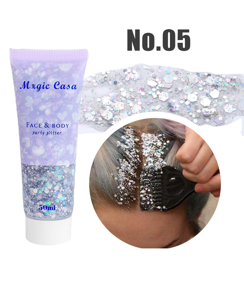 Gel Sequins Mermaid Scales Body Sequin Eyeshadow