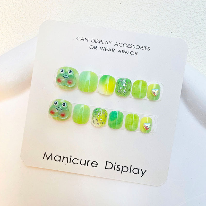 Autocollants pour ongles de petite taille en trois dimensions pour manucure de la série pour enfants