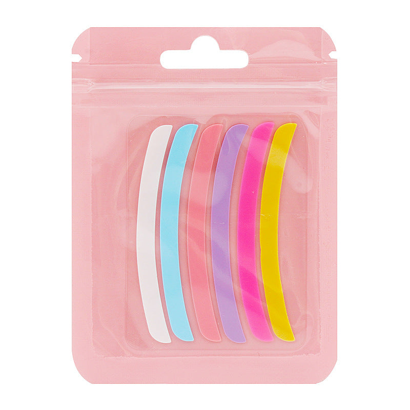 Bande de protection en silicone pour cils permanents, faux cils auxiliaires