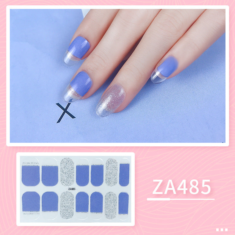 Oil Film Manicure Implement Long Lasting Waterproof Nail Stickers