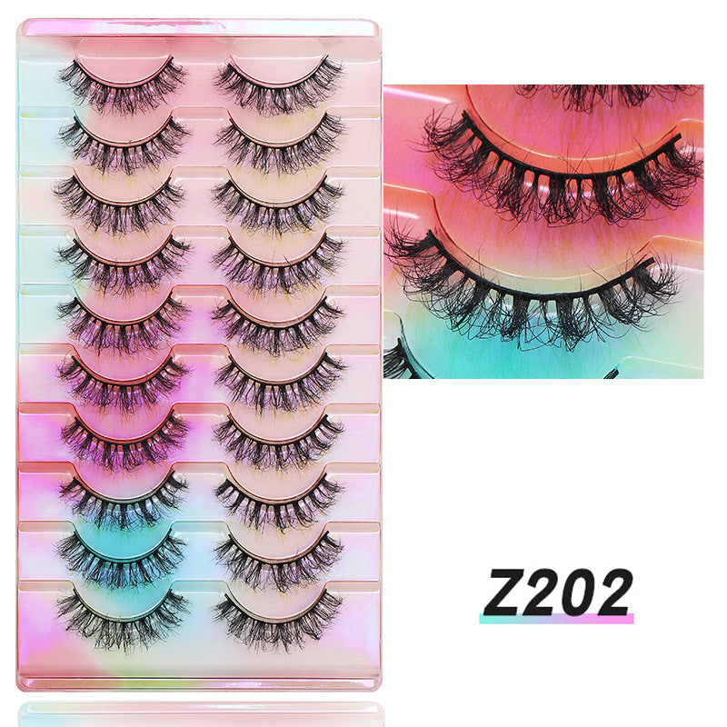 Eyelashes Stable Fried Eyelash Curling Pairs False Lashes