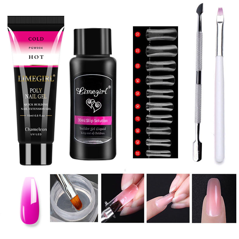 Of Beauty Crystal Extended Glue Suit Nail Tool Set