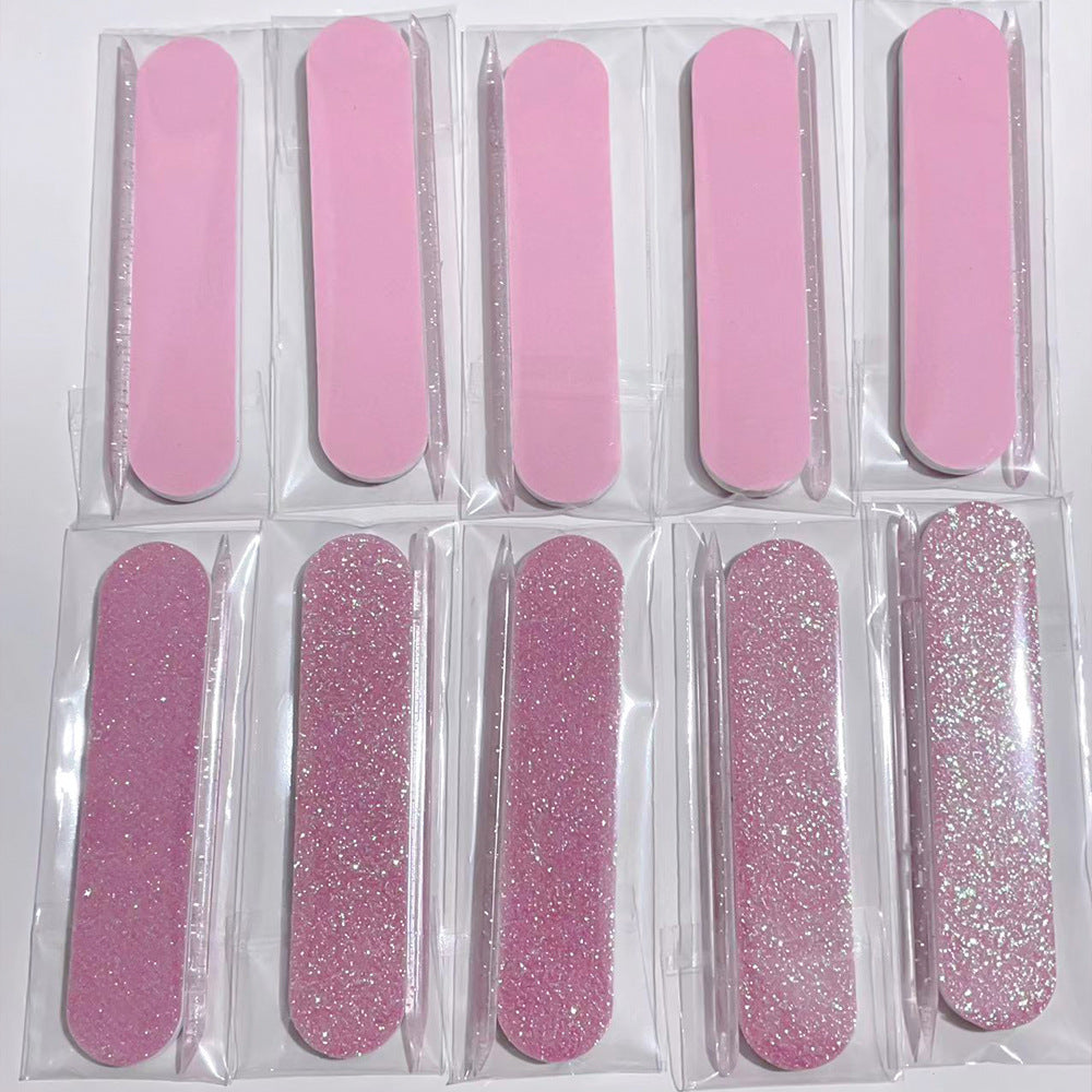 Pink Polishing Mask Crystal Stick Wear Nail Tool Set