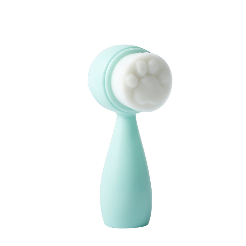 Mini brosse à griffes de chat à poils doux et accessoires de maquillage en profondeur