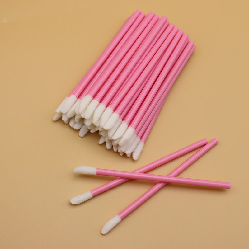 Mini brosse creuse jetable, modèles portables, rouges à lèvres transparents