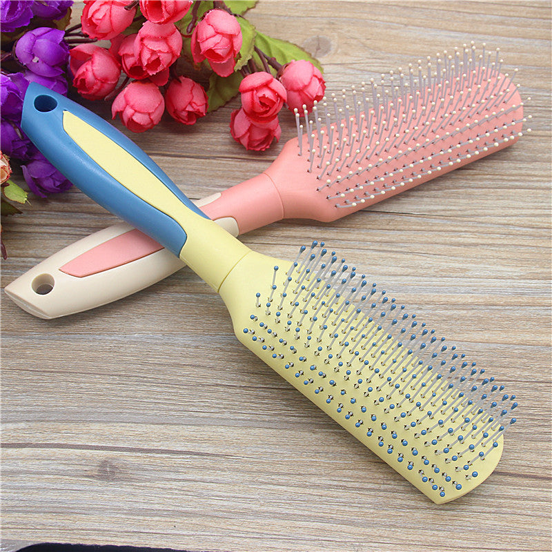 Curling Paddle Brush Handle Roller Massage Hair Brushes & Combs