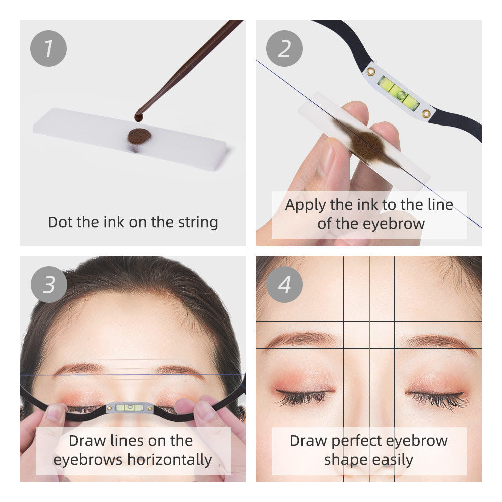 Painting Eyebrow Shaping Tape Level Meter Locating Makeup Accessories