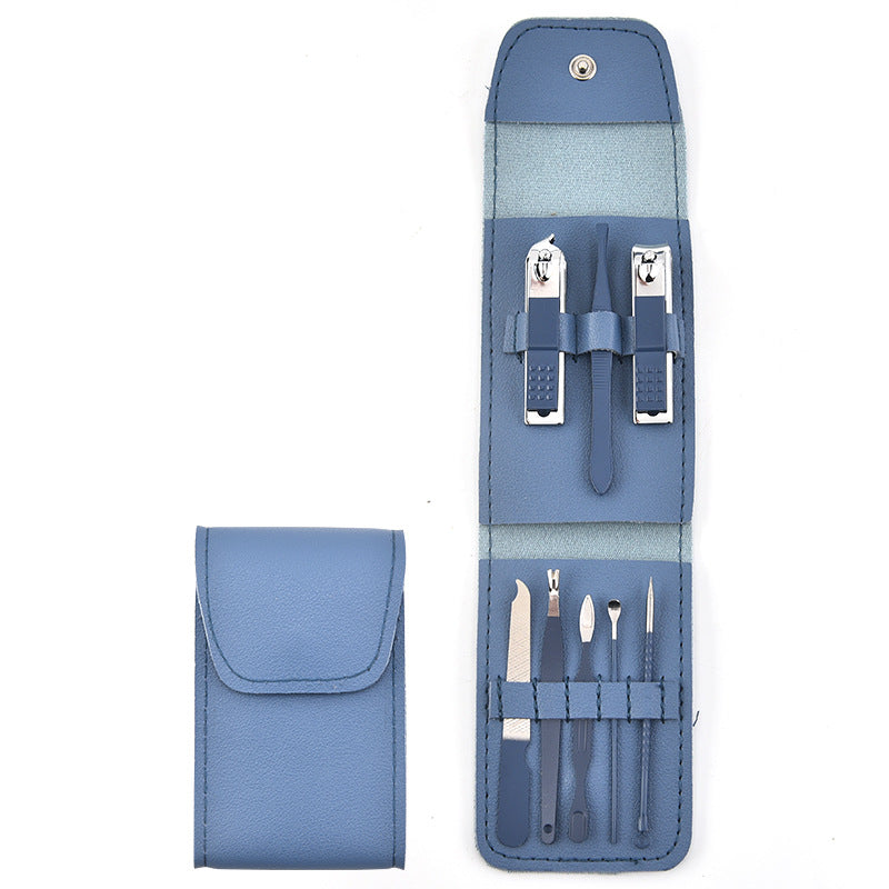 Trousse de manucure pliable pour ciseaux, coupe-ongles, ensemble d'outils pour ongles