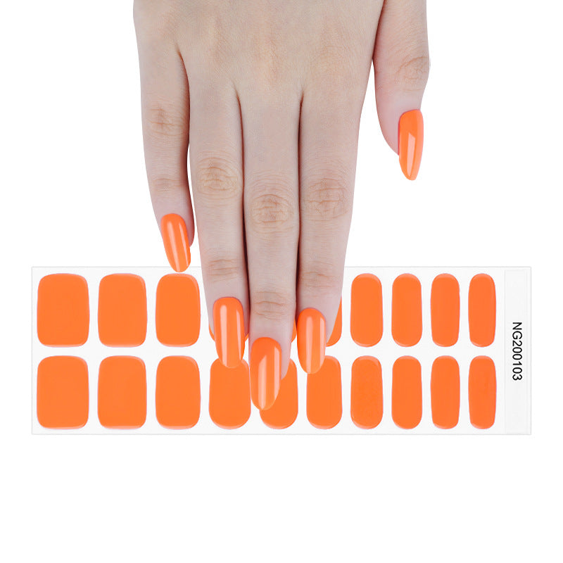 Gel Finger Therapy Light Uv Half Nail Stickers