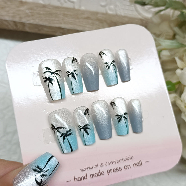 Patch UV Crystal Cat's Nail Art Split Code en dix pièces