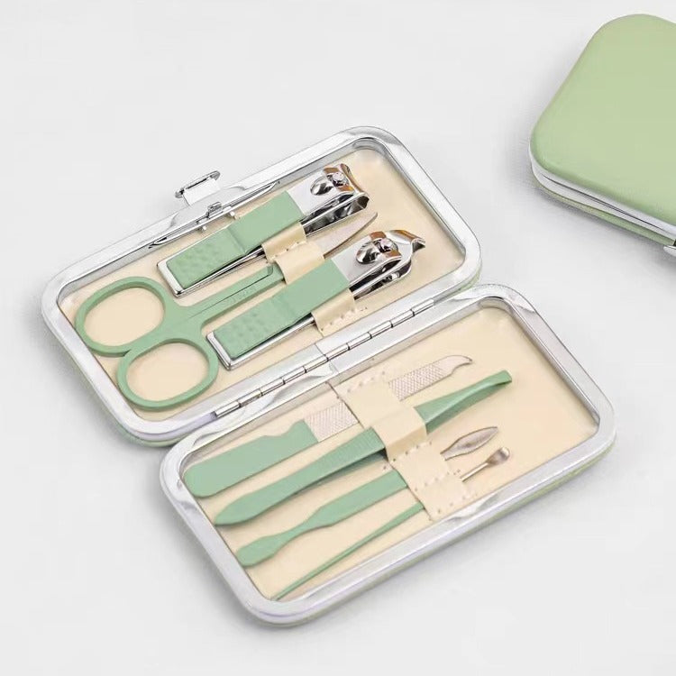 Ensemble d'outils pour ongles, lime à ongles, tondeuse à sourcils, lime à ongles ...