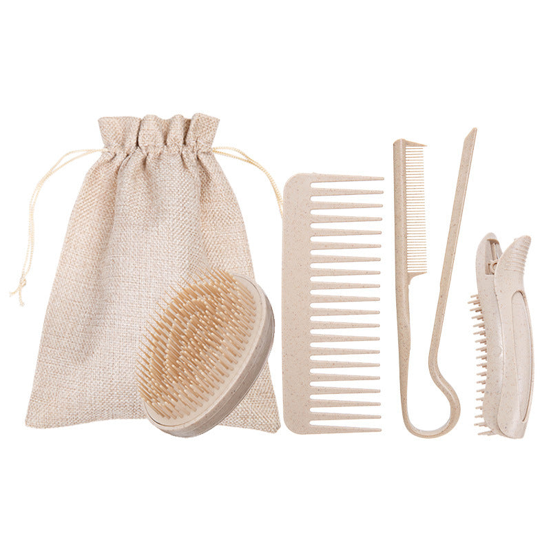 Brosse à cheveux en plastique, lissante, portable, style ménager, brosses et peignes