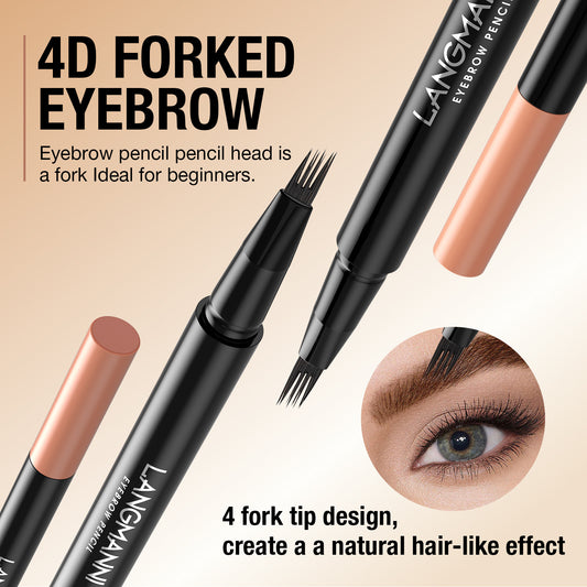 Three-color Eyebrow Pencil Three-dimensional Natural Not Eye Makeup Accessories