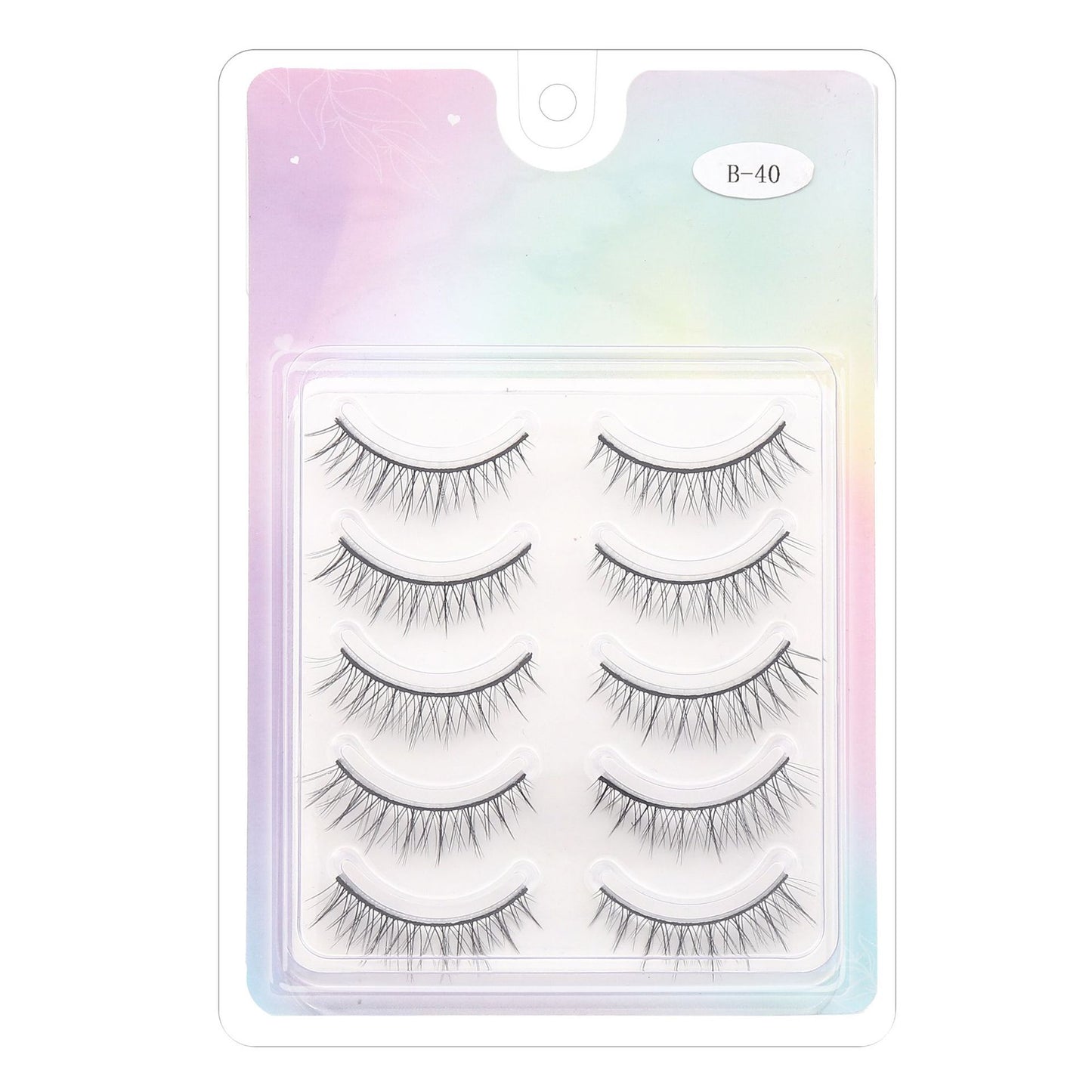 Pairs Of Chemical Fiber Devil Eyelashes False Lashes