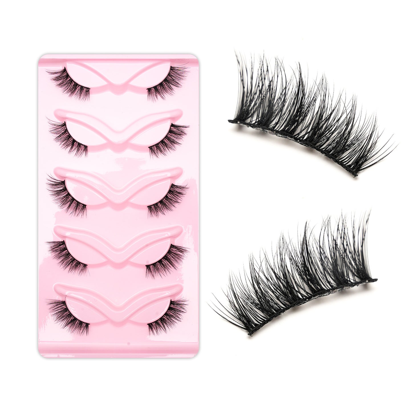 Fox Oblique Eyelashes Fluffy Thick Curl False Lashes