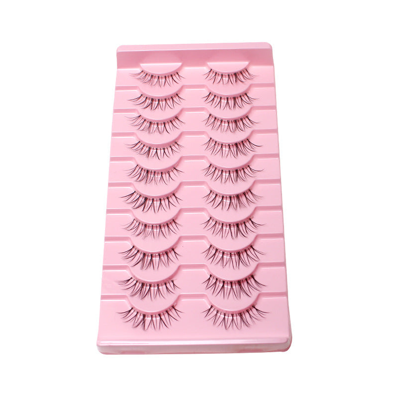 Pair Of Single Line Fish Thin Stem False Lashes