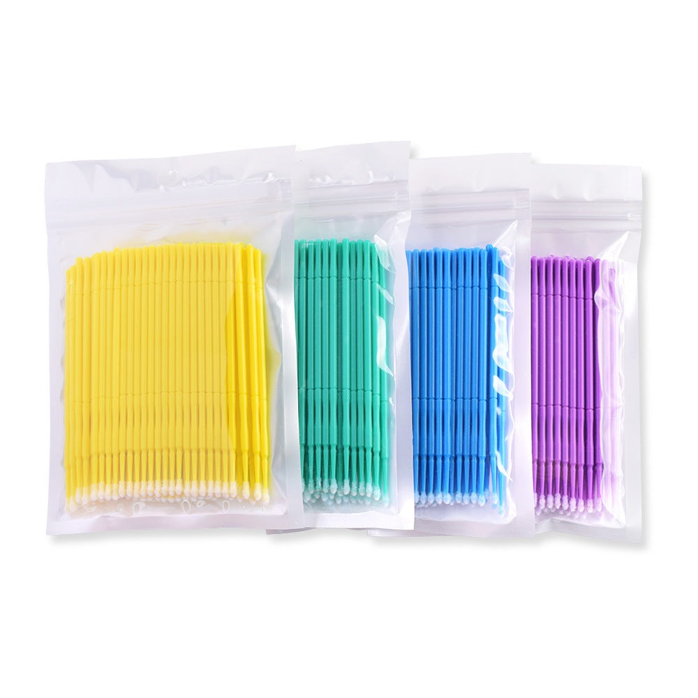 Tattoo Embroidery Tools Small Cotton Swab Eyelash Removal Grafting Makeup Accessories