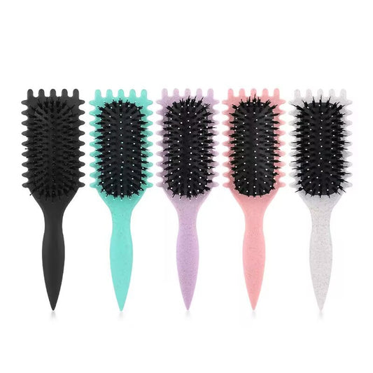 Brosses et peignes à cheveux pour massage et définition des boucles en paille de blé