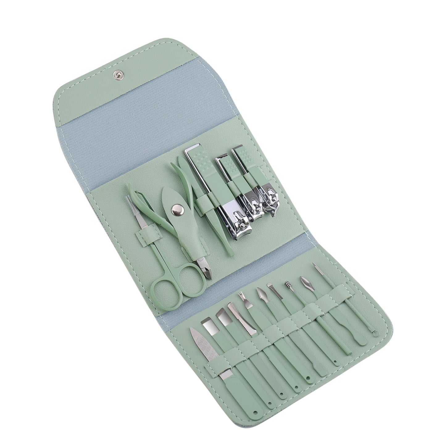 Green Pedicure Knife Manicure Tools Stainless Nail Tool Set