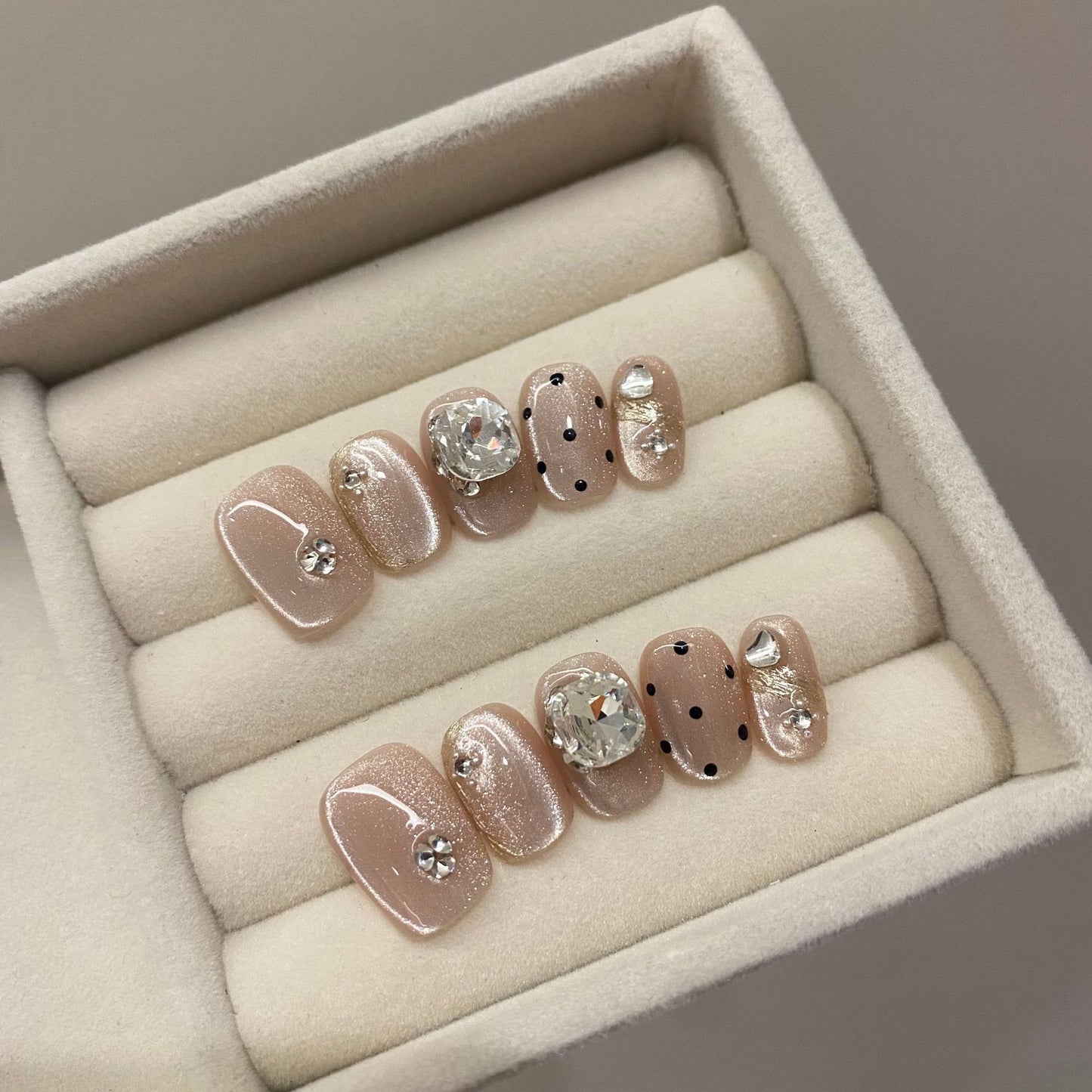 Dot Cat's Pure Desire Gentle Nude Nail Stickers