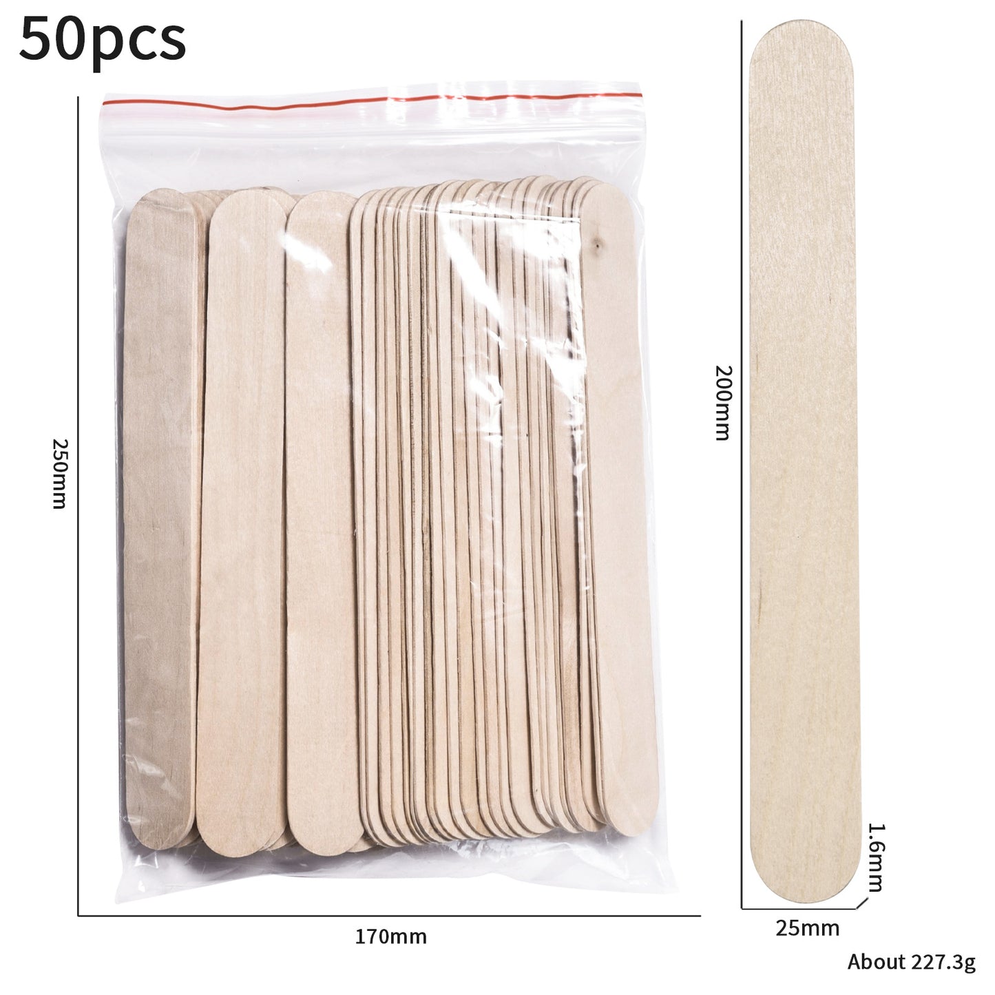 Removal Tools Disposable Wooden Sticks Pieces Bagged Log Nail Tool Set