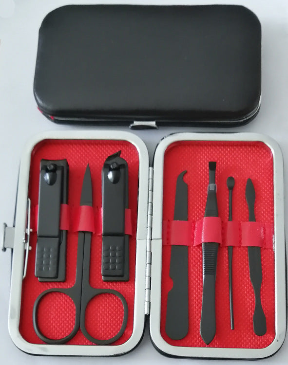 Red Series Beauty Manicure Suit Tools Nail Tool Set