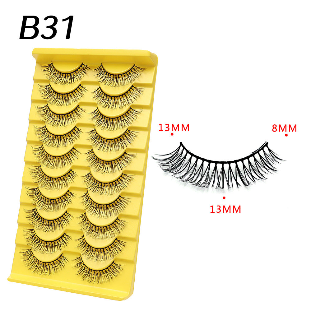 Ten Double Pairs Of Eyelashes Little Devil False Lashes