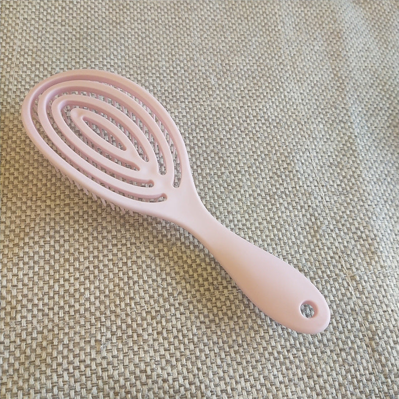 Out Vent Oval Massage Macaron Color Encens Impression Brosses à cheveux et peignes