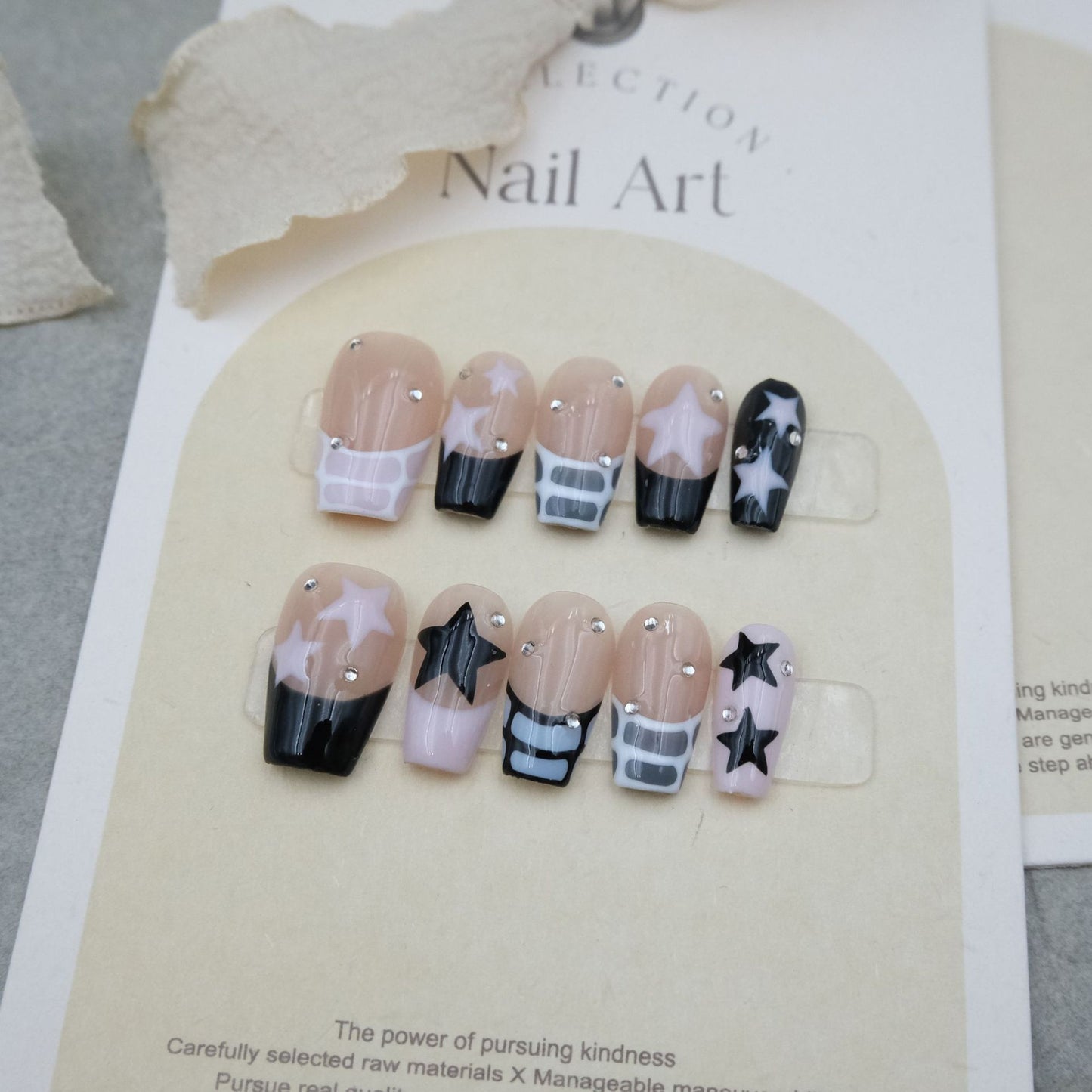 Handmade Manicure Wear Cartoon Cute French Nail Stickers